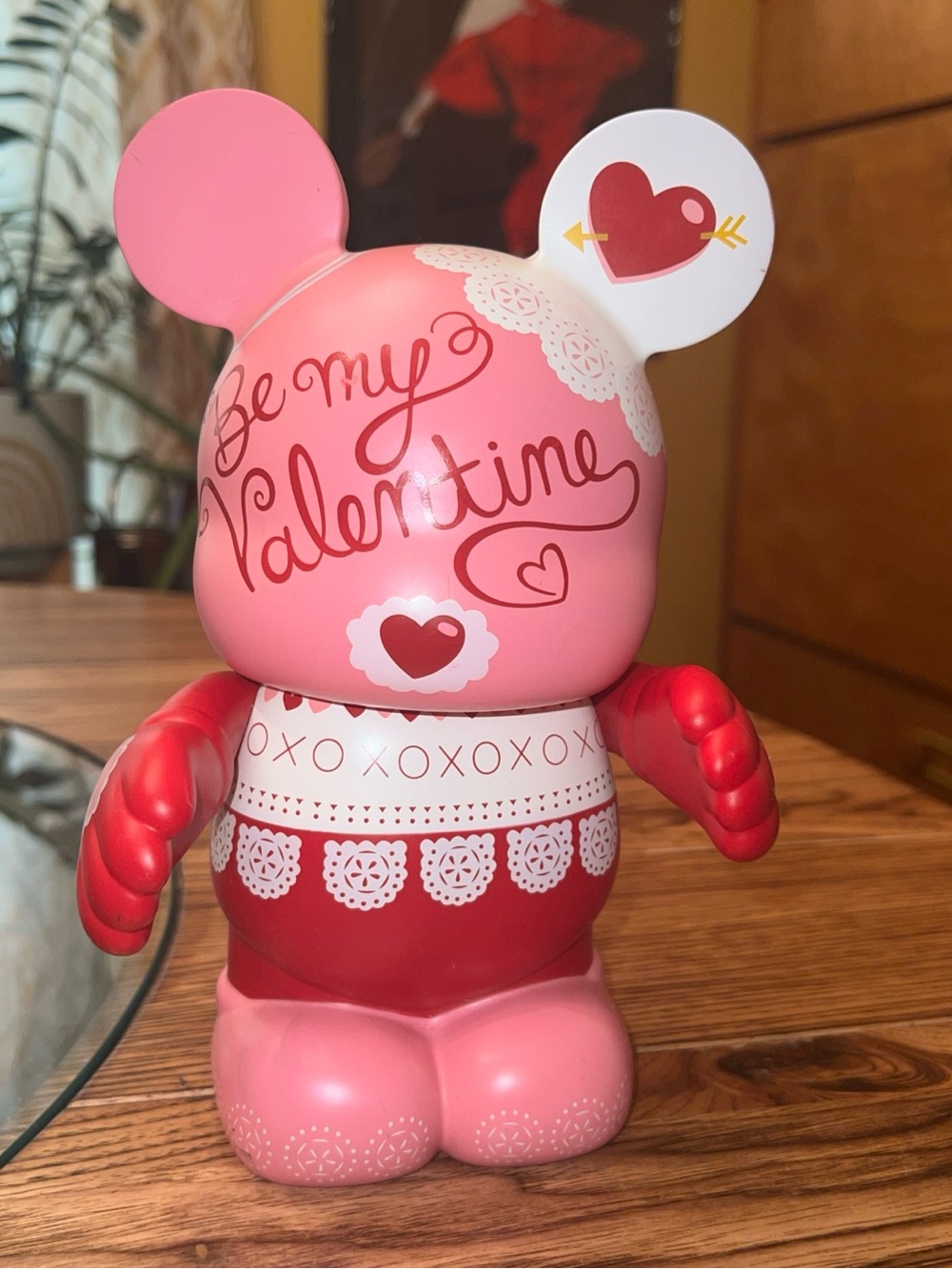 Disney Vinylmation 9" Holiday 3 Series Be My Valentine, Rare! Limited Edition